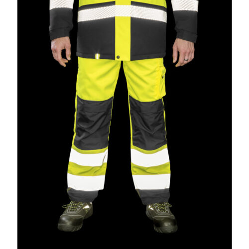 SAFETY CARGO TROUSERS – Hi-Vis Warnschutzhose mit Taschen | RESULT