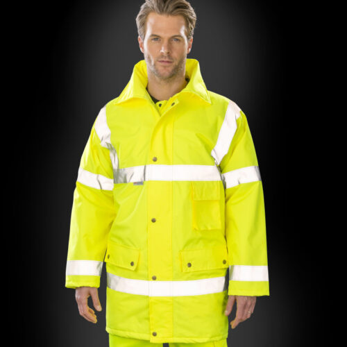 SAFETY JACKET – Hi-Vis Sicherheitsparka mit 3M™ Reflexstreifen | RESULT