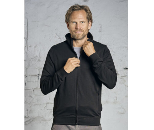 PROMODORO Herren Sweatjacke mit Reißverschluss – EX5270