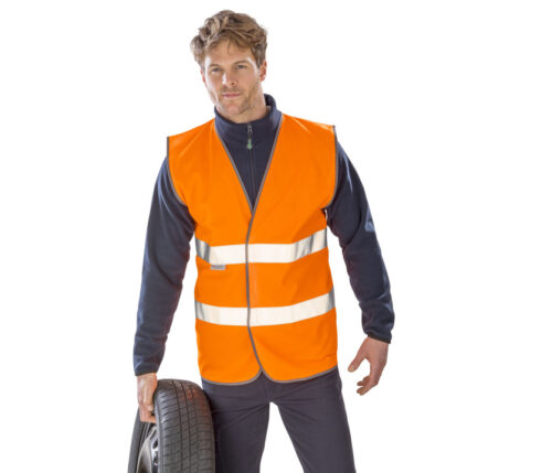 RESULT® Sicherheitsweste – EN ISO 20471 Kat. 2, fluoreszierend