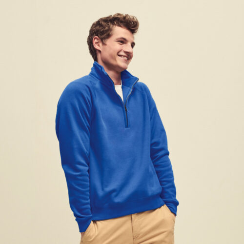 FRUIT OF THE LOOM SC276 – Premium Sweatshirt mit Reißverschlusskragen