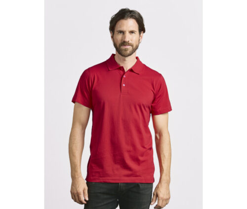 PROMODORO Herren Jersey-Polo – 100 % Baumwolle, ohne Etikett