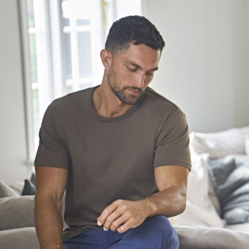 TEE JAYS Interlock Tee Herren – Eng anliegendes T-Shirt mit hoher Qualität