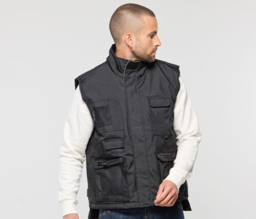 PEN DUICK PK350 ÉVASION Bodywarmer – Herren-Weste mit Taschen & Fleece-Futter