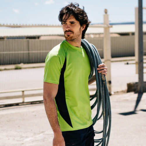 TWO-TONE TECHNICAL T-SHIRT – Atmungsaktives Funktionsshirt in Kontrastfarben | VELILLA V5501