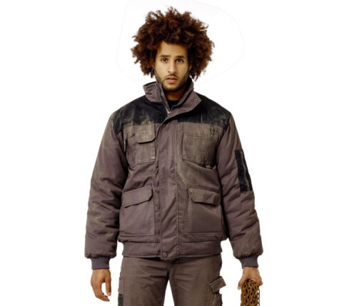 TYPHON Gefütterte Arbeitsjacke – 16 Taschen & wasserabweisend | HEROCK