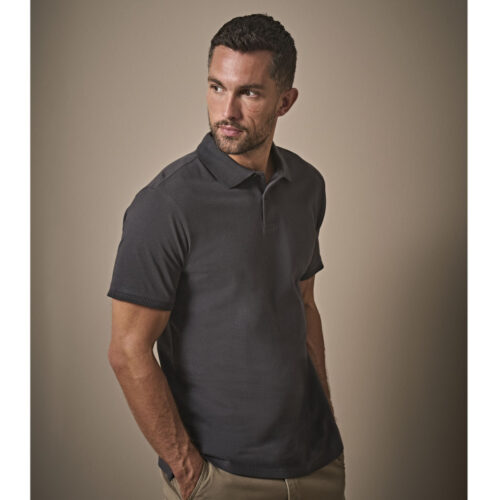 TEE JAYS Heavy Polo Herren – Nachhaltiges Bio-Piqué Polohemd
