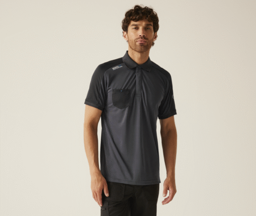 REGATTA Offensive Polo – Atmungsaktives Herren-Polo mit Brusttasche