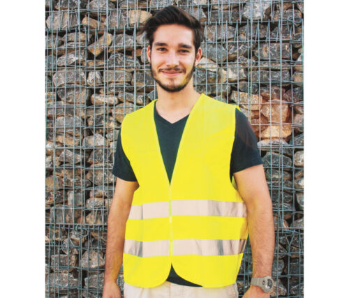 KORNTEX HI-VIS SAFETY VEST „STUTTGART“ – Sicherheitsweste Klasse 2 mit Klettverschluss