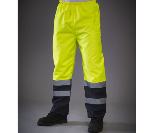 YOKO® Hi-Vis Zweifarbige Wasserdichte Überhose – EN20471 & EN343 zertifiziert