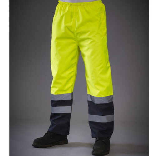 YOKO® Hi-Vis Zweifarbige Wasserdichte Überhose – EN20471 & EN343 zertifiziert
