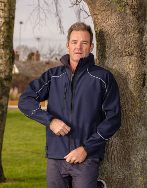 RESULT® Softshelljacke mit Kapuze – Ripstop, winddicht & wetterfest