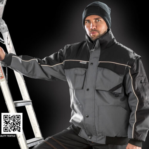 RESULT ZIP SLEEVE HEAVY DUTY JACKET – Robuste Arbeitsjacke mit abnehmbaren Ärmeln
