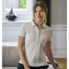 Ladies Luxury Stretch Polo – Damen Stretch-Polo mit Mini-Piqué