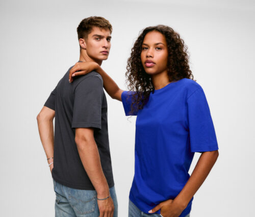 JACK & JONES FRAME TEE – Unisex T-Shirt mit lockerer Passform