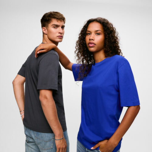 JACK & JONES FRAME TEE – Unisex T-Shirt mit lockerer Passform