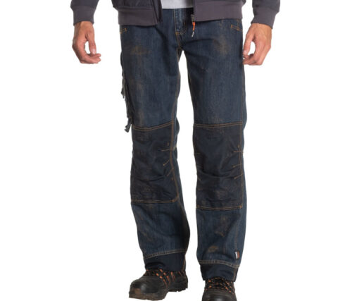 HEROCK KRONOS Arbeitshose – Robuste Jeanshose mit Kniepolstertaschen