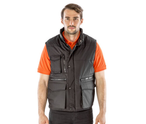 RESULT RS127 Workwear Bodywarmer – Robuste Weste mit Ripstop & vielen Taschen