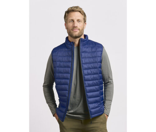MEN'S PADDED VEST – Herren Steppweste mit Reißverschlusstaschen