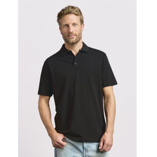 PROMODORO Herren Superior Polo – 220 g/m² Piqué aus 100 % Baumwolle